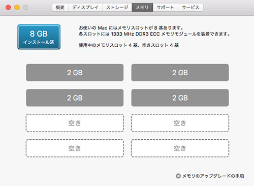 Mac Pro Mid 2010 セットアップ ③ メモリ増設 … 8GB×6枚 48GB